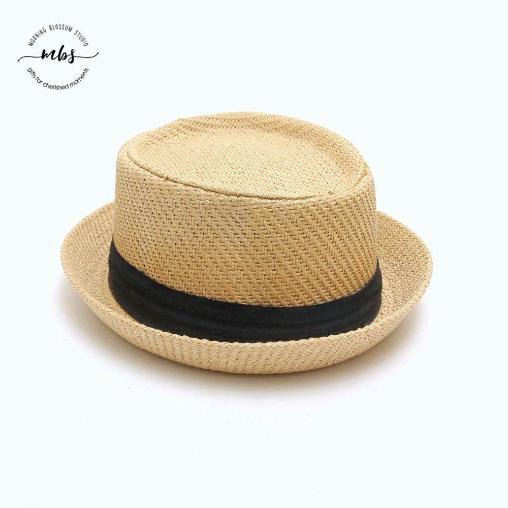 Milani Men's Rolled Up‎ Brim Paper Panama Hat